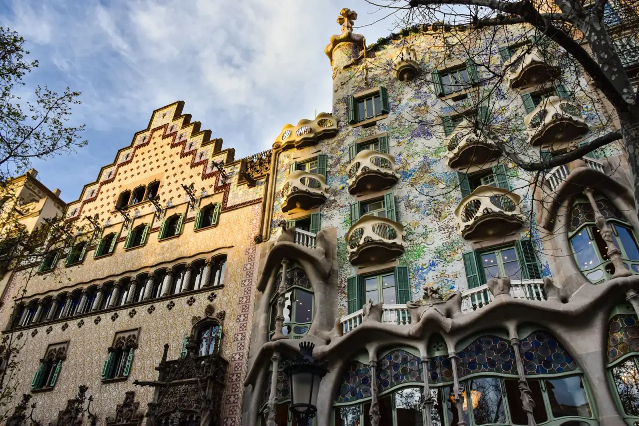 A Casa Batlló homlokzata