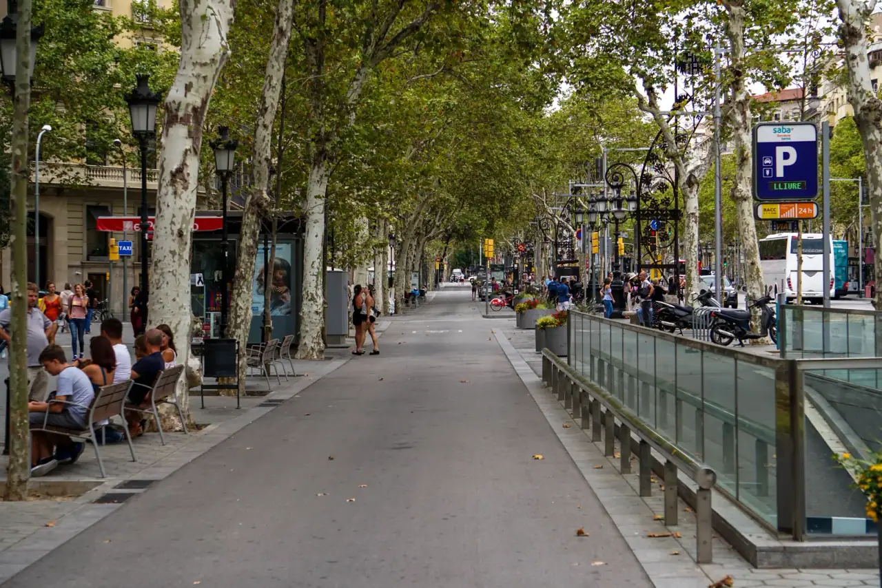 A Las Ramblas sétálóutcája